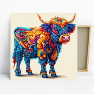 Highland Cow Art
