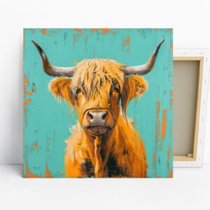 Highland Cow Art