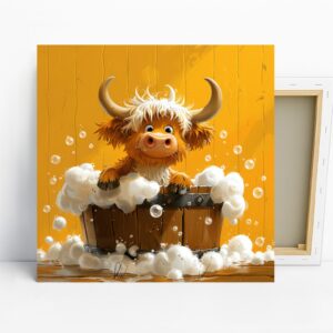 Highland Cow Art