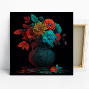 Floral Vase Art