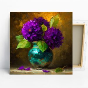Dahlia Bouquet Art