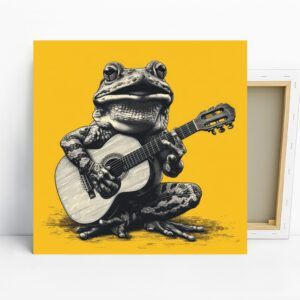 Frog Guitarist Art