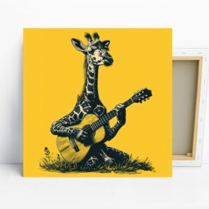 Giraffe Jam Session Art