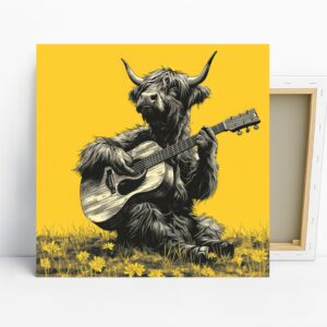 Highland Cow Art