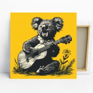 Koala Guitar Art