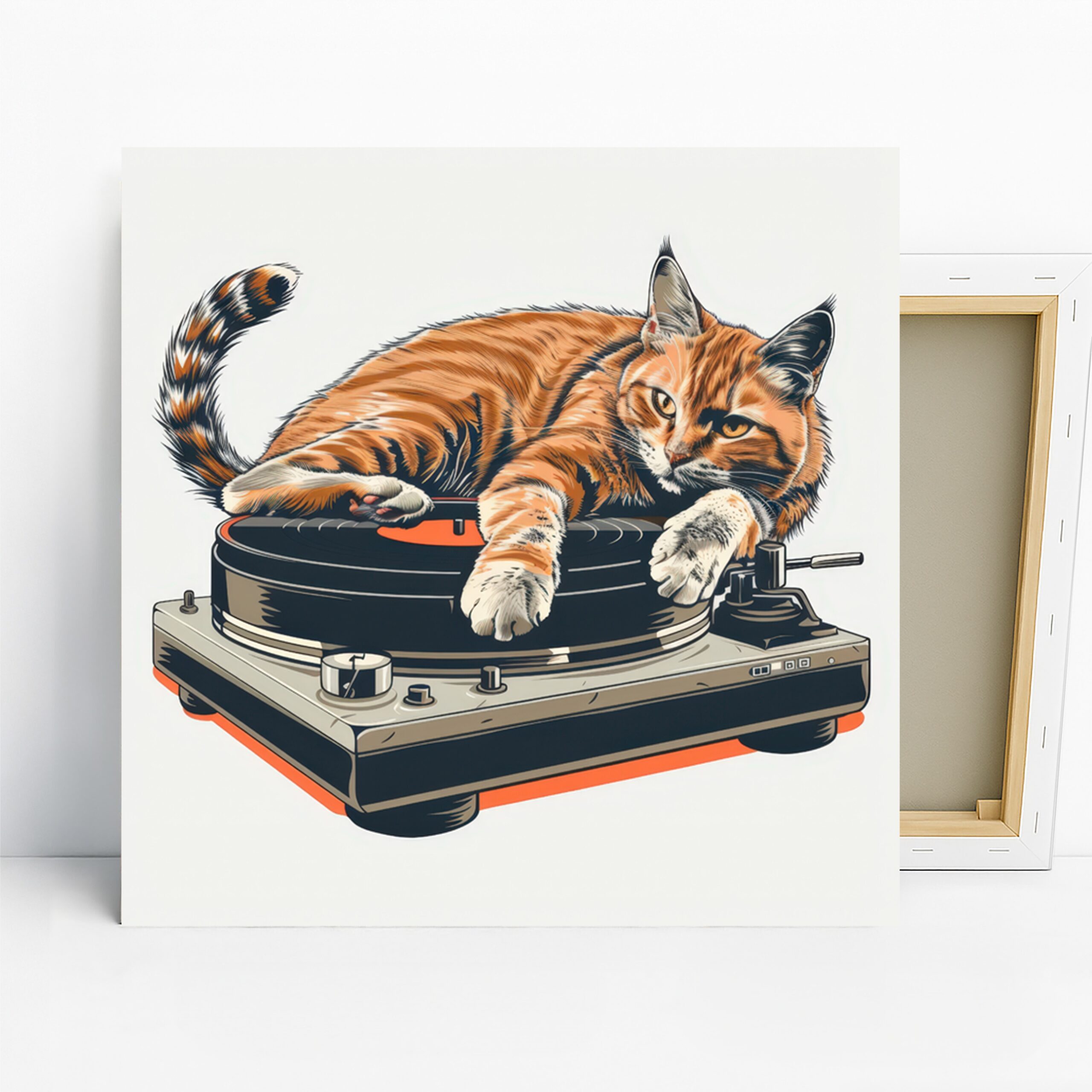 1.jpg Cat DJ Vinyl Art
