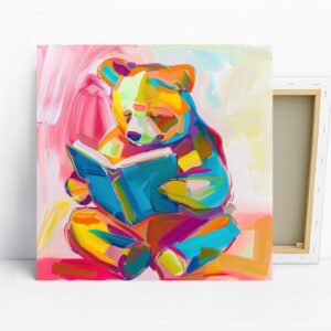 Bear Reading Art