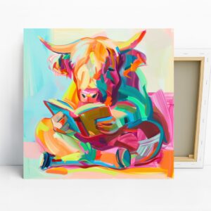 Highland Cow Art