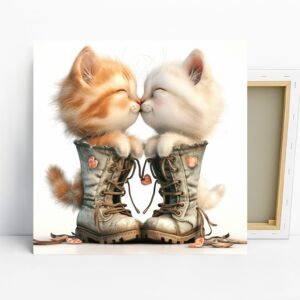 Kitten Love Boots Art