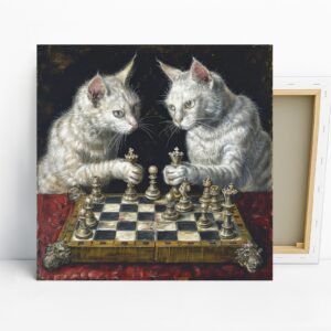 Cat Chess Art