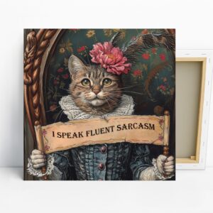 Sarcastic Cat Art