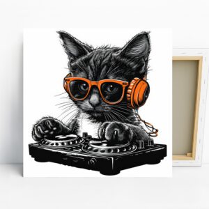 DJ Cat Art