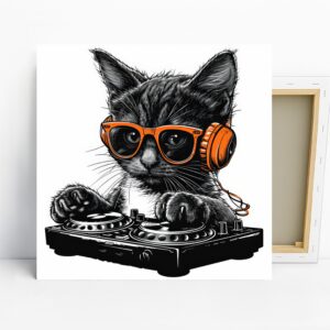DJ Cat Art