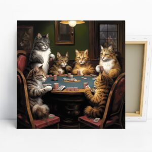 Cat Poker Art