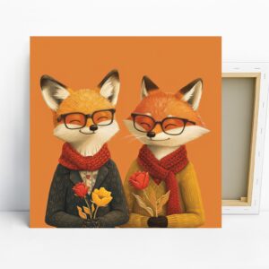 Fox Couple Art