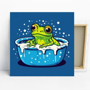 Frog Bath Art