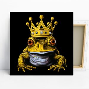 Frog King Crown Art