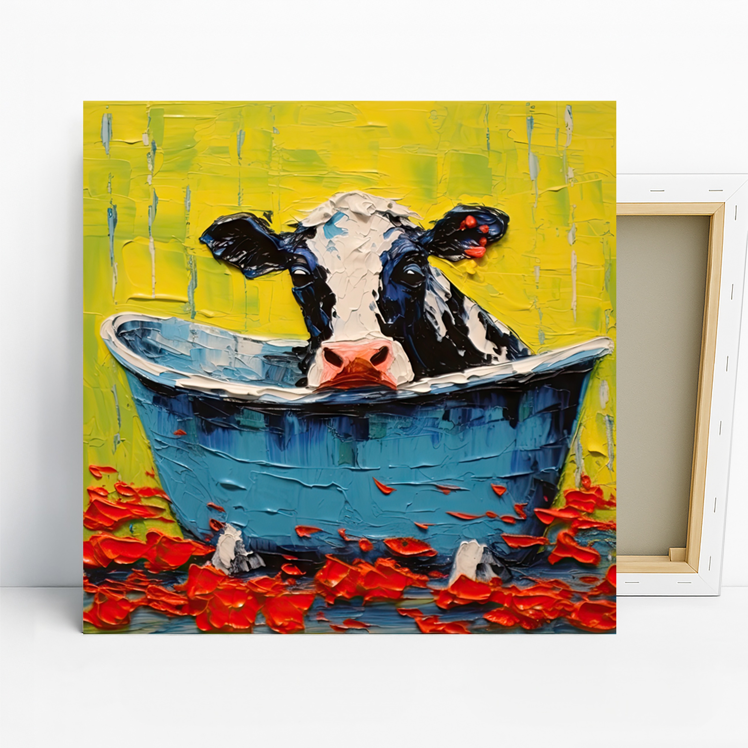 Highland Cow Art Canvas