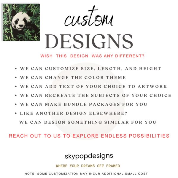 Panda Bamboo Forest Art
