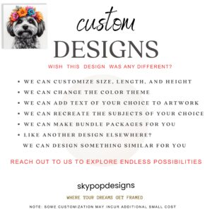 Dog Floral Crown Art