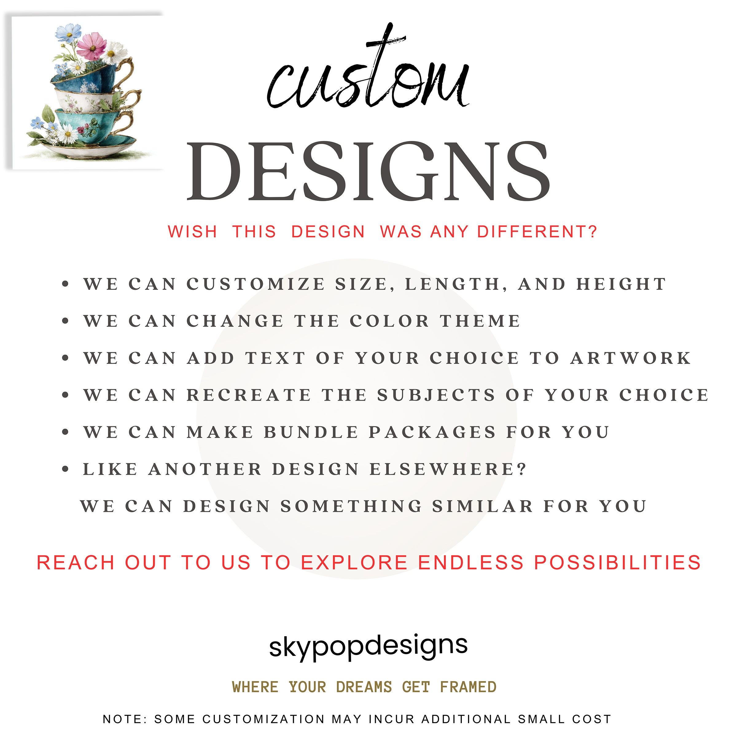 10.jpg Floral Teacup Stack Art