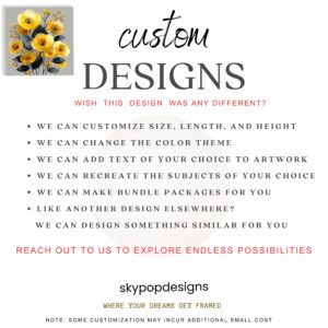 Yellow Poppy Bouquet Art