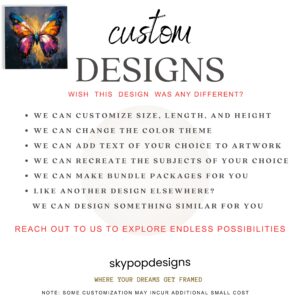 Butterfly Art Canvas or Poster