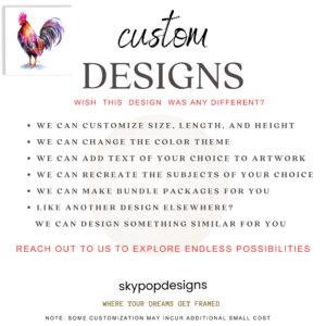 Colorful Rooster Art