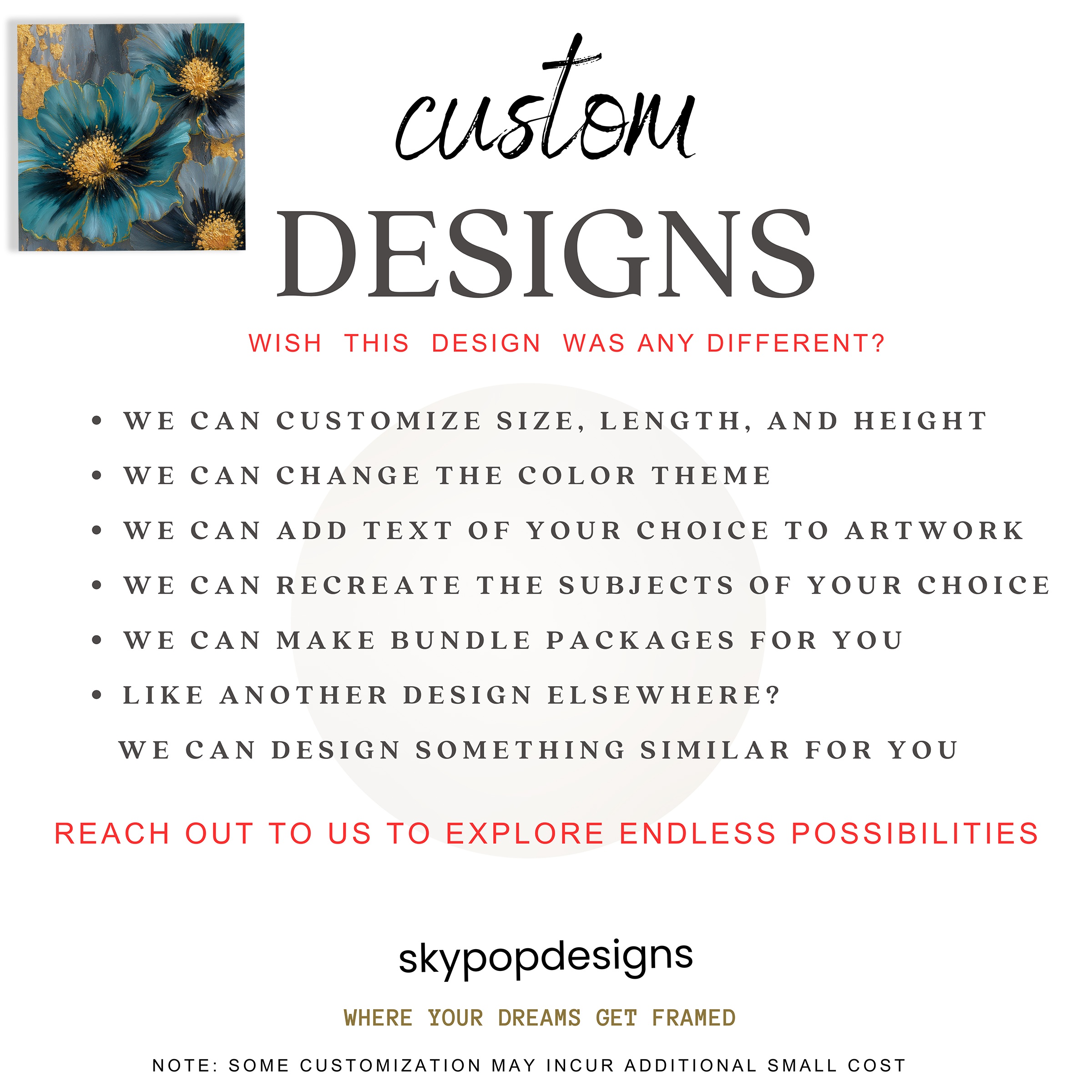 10.jpg Luxe Teal Blooms Art