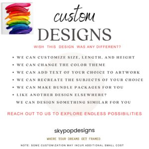 Rainbow Brushstrokes Art