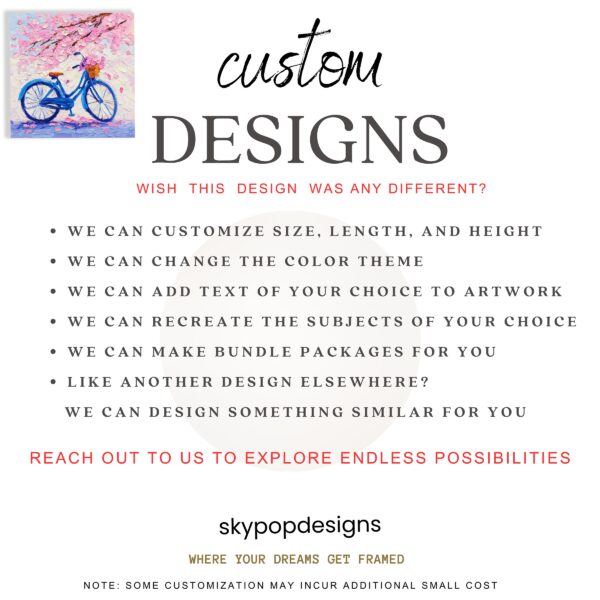 Cherry Blossom Bicycle Art