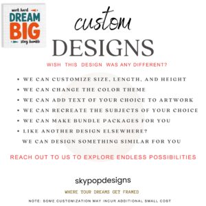 Motivational Dream Big Art