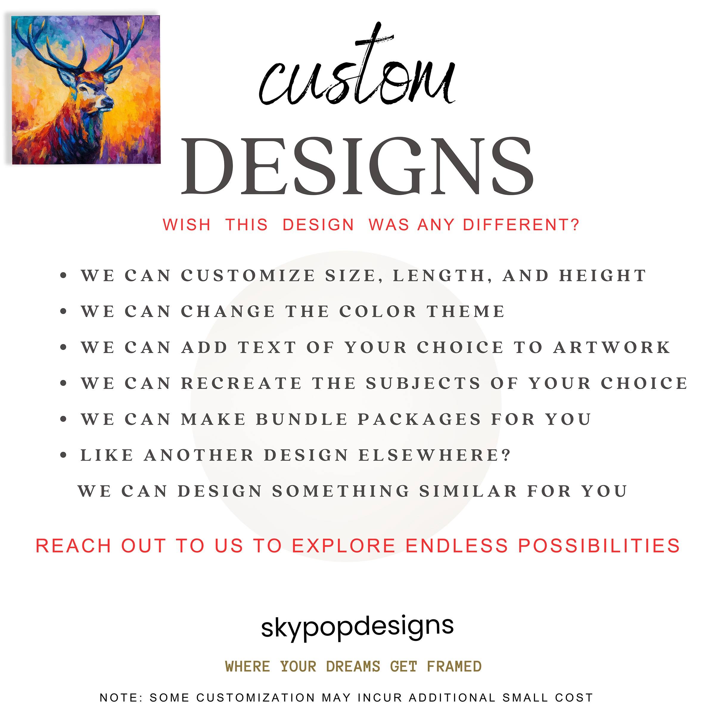 10.jpg Colorful Deer Art