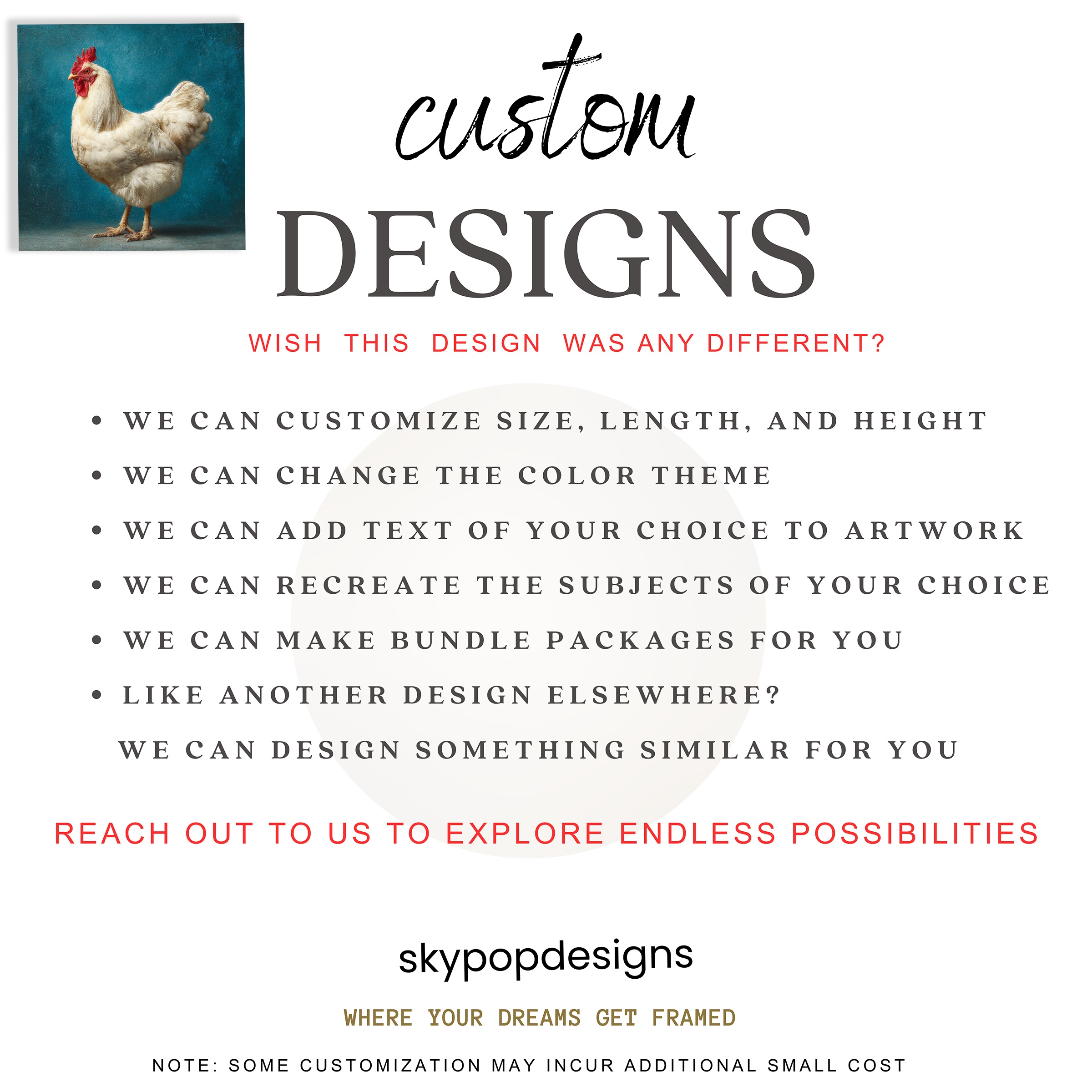 10.jpg White Rooster Art