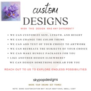 Crocus Blooms Floral Art