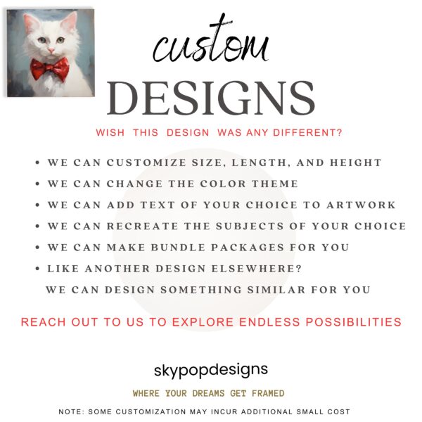 Dapper White Cat Art
