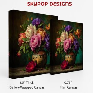 Vibrant Peony Bouquet Art