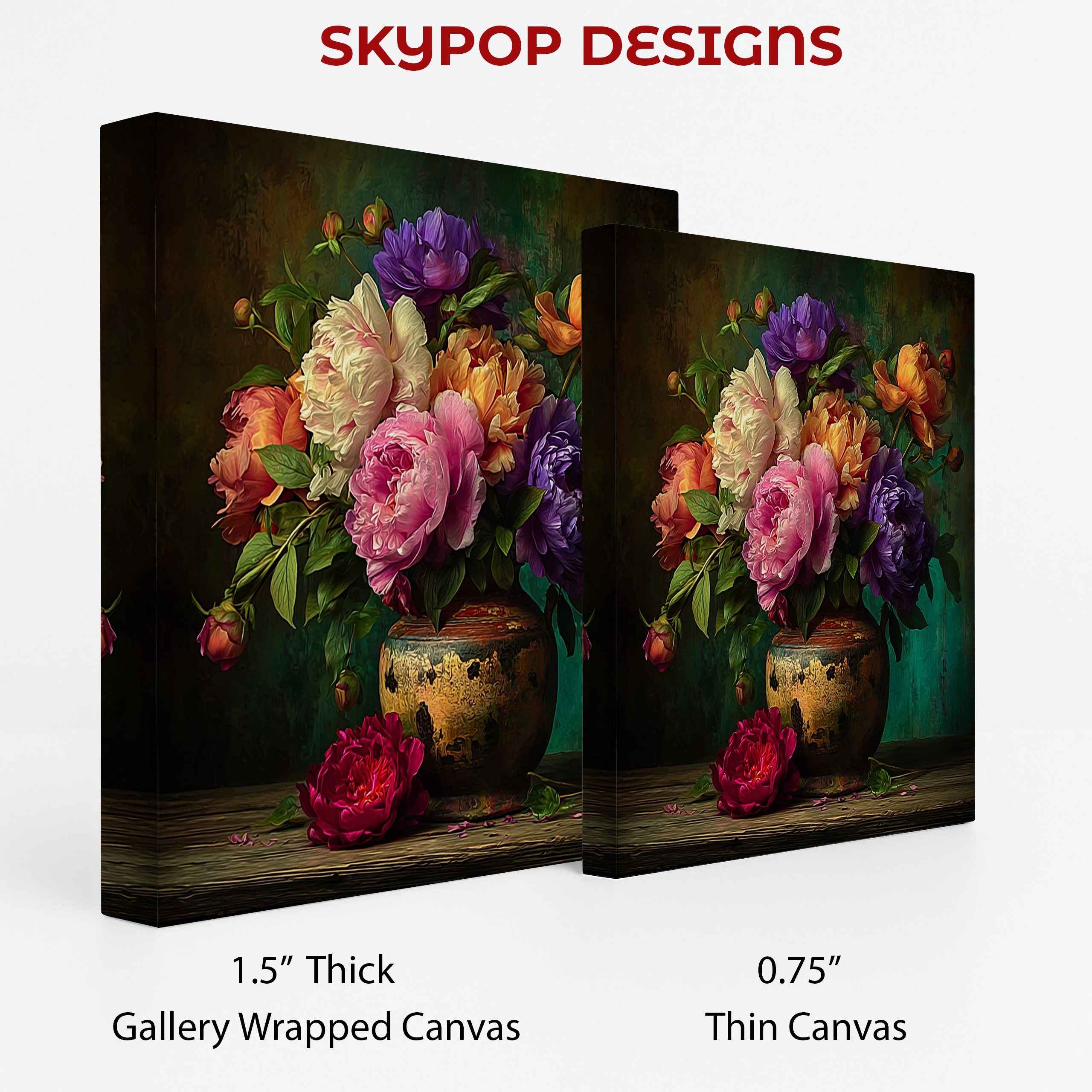 2.jpg Vibrant Peony Bouquet Art