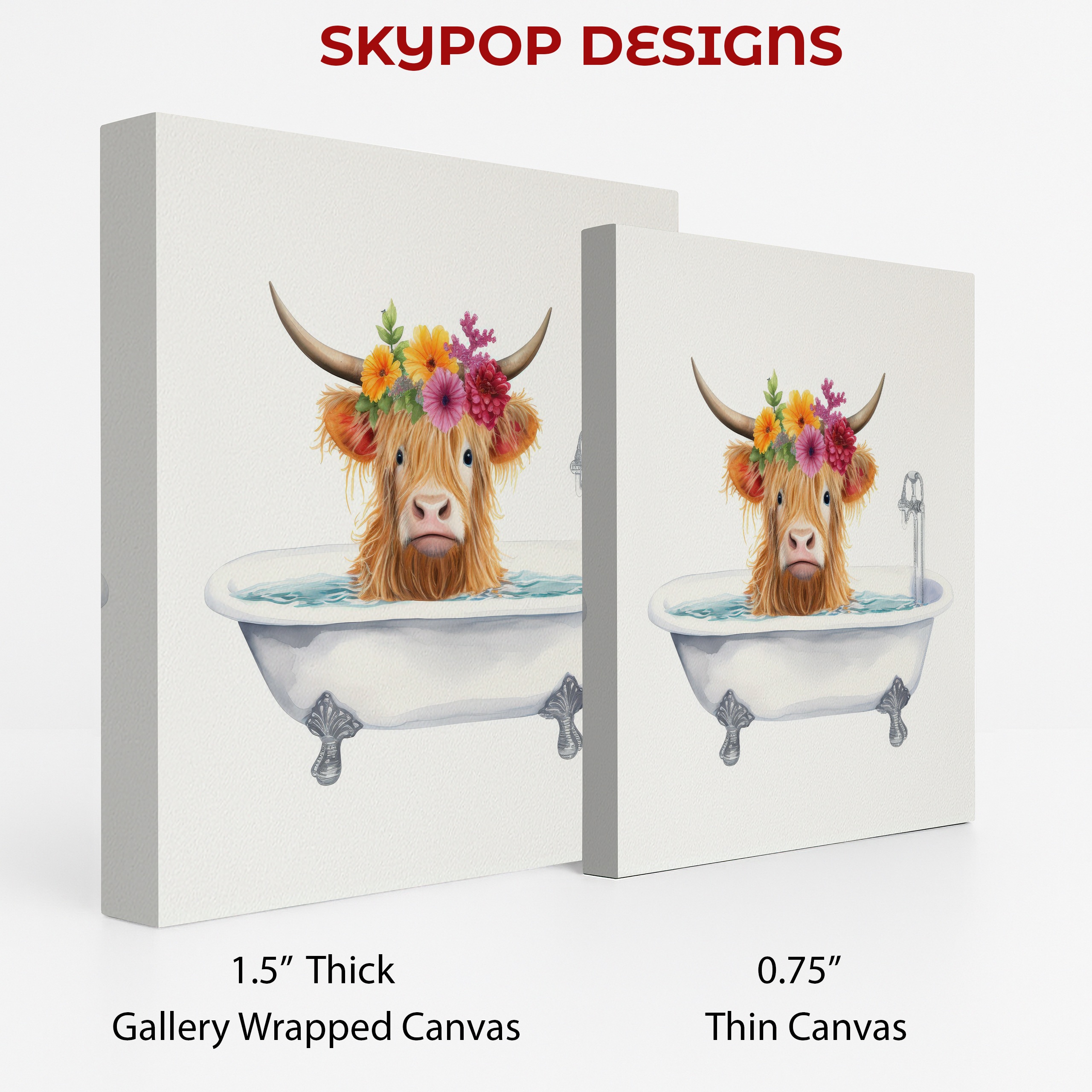 2.jpg Highland Cow Art