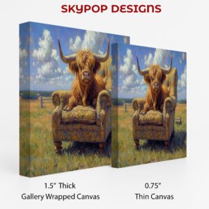 Highland Cow Art