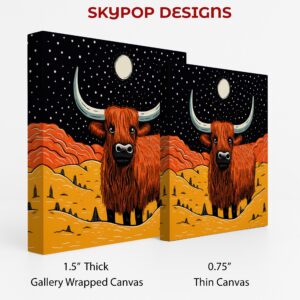 Highland Cow Art