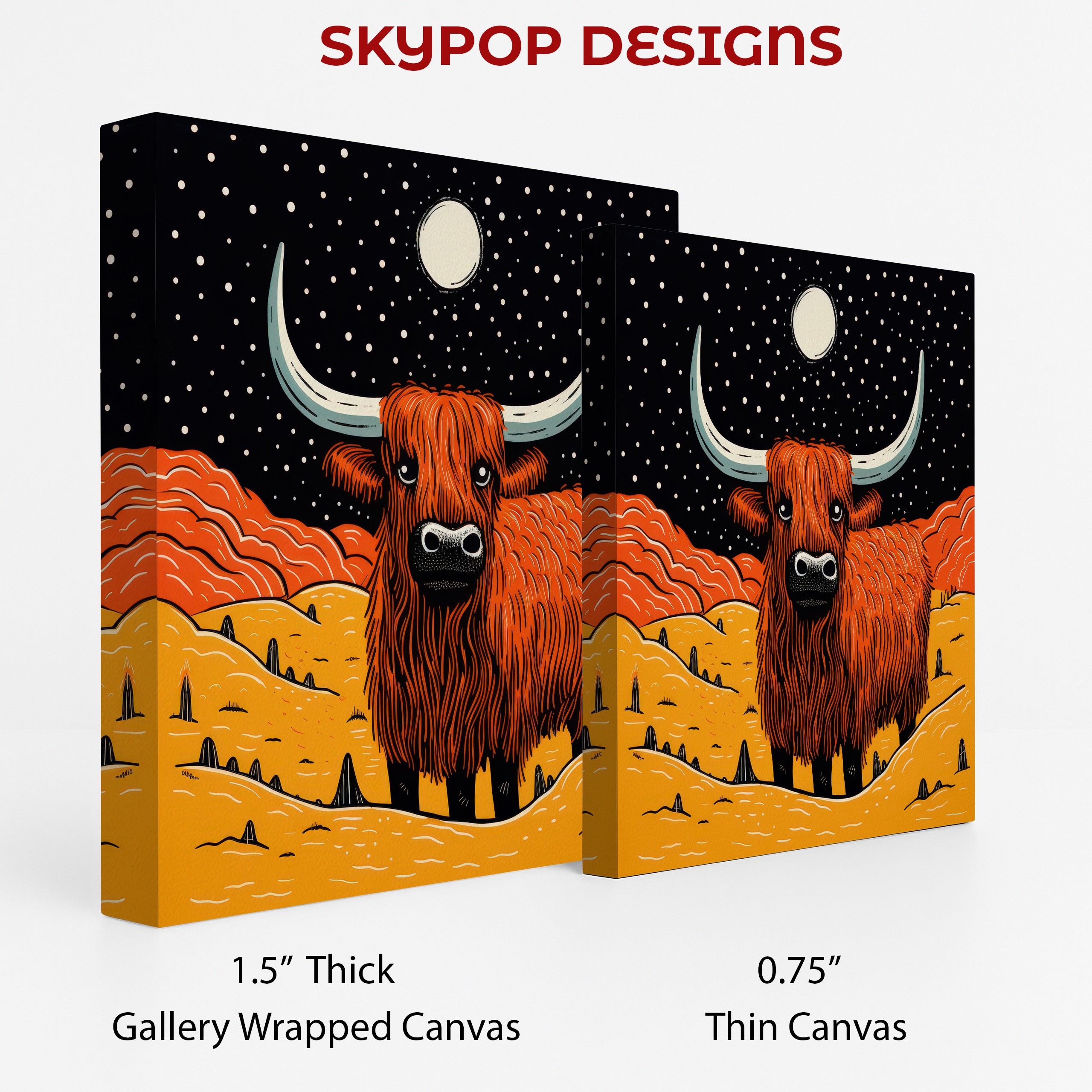 2.jpg Highland Cow Art