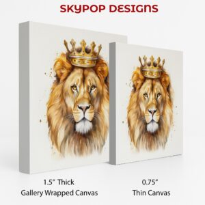 Lion King Crown Art Canvas or Poster