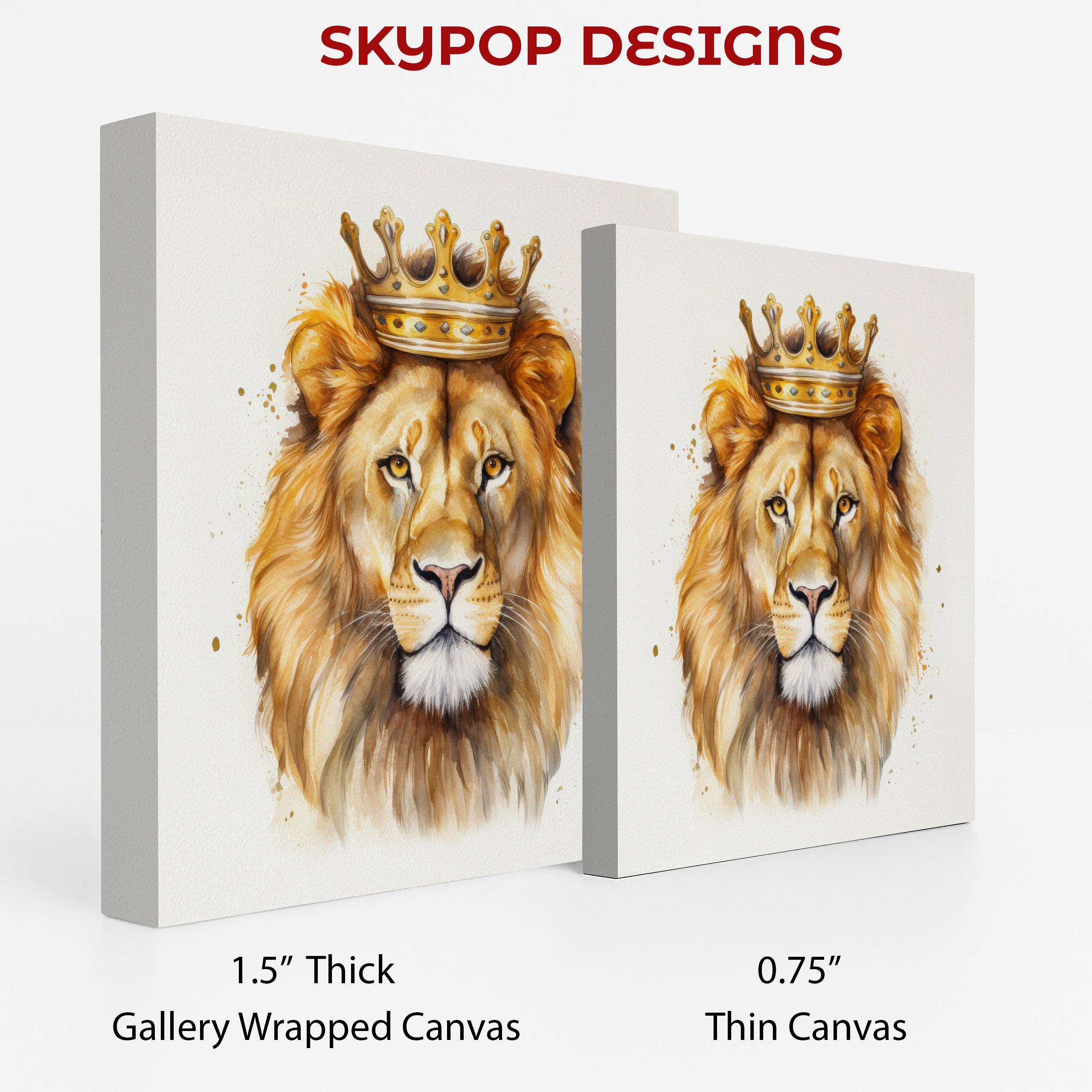 2.jpg Lion King Crown Art Canvas or Poster