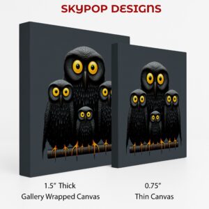 Owl Family Art