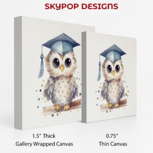 Owl Graduation Art
