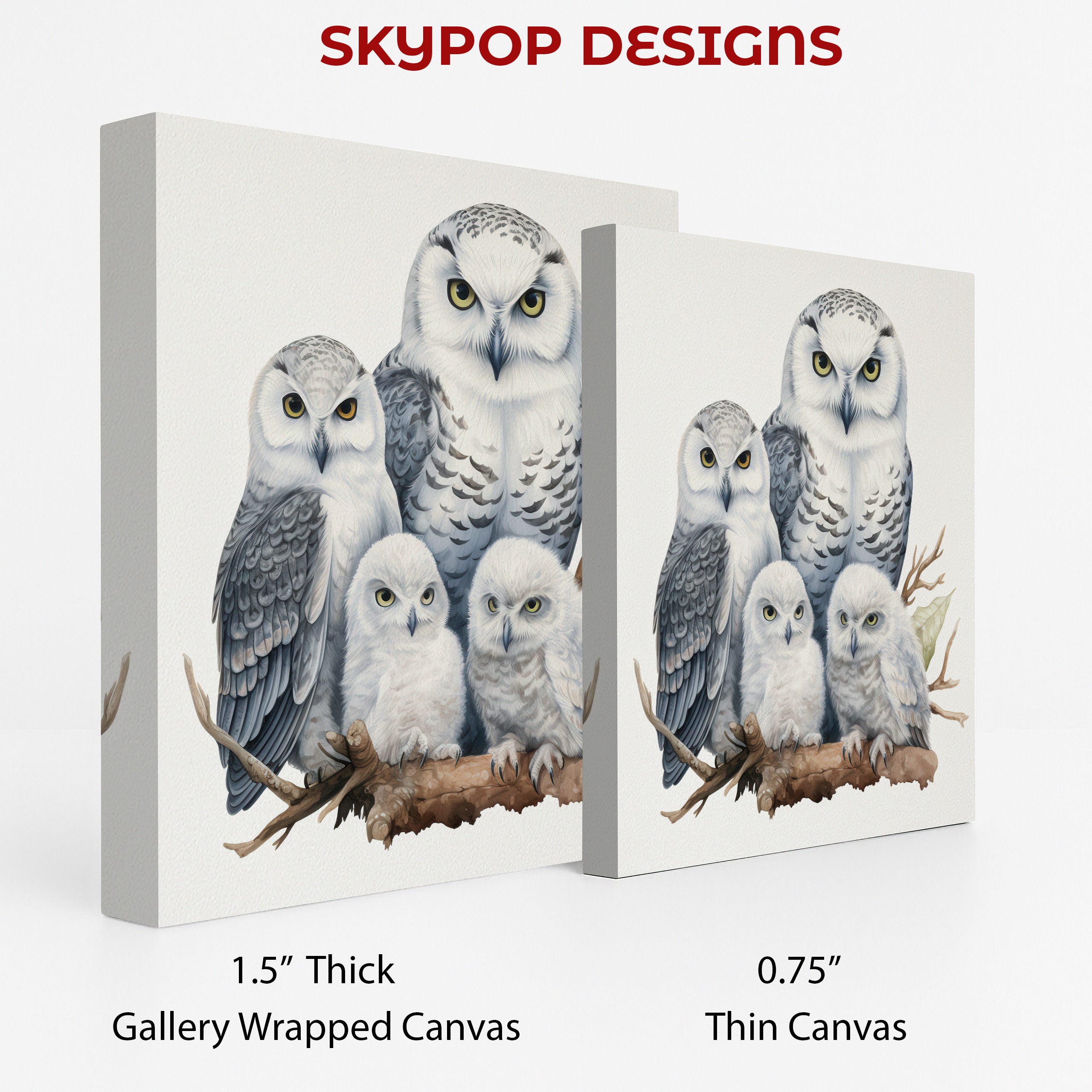 2.jpg Owl Family Art