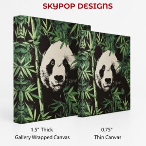 Panda Bamboo Forest Art