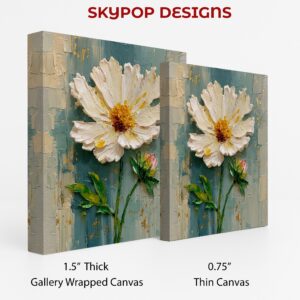 White Daisy Art