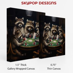 Raccoon Poker Art